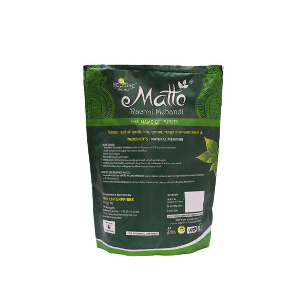 MATTO HERBAL RACHNI MEHANDI 400 G - Image 2