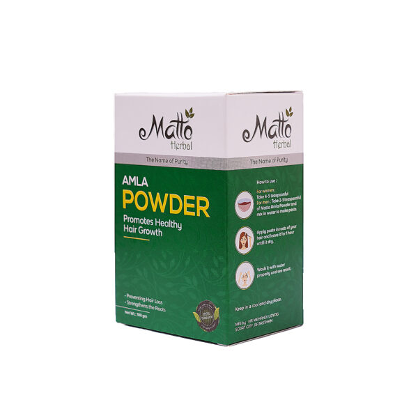 MATTO HERBAL AMLA POWDER 100G - Image 2