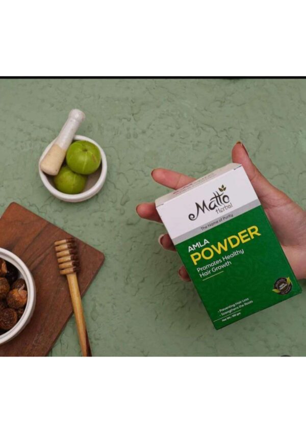 MATTO HERBAL AMLA POWDER 100G - Image 4