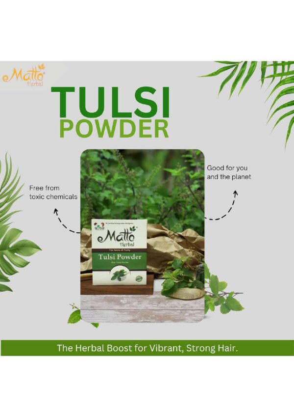 MATTO HERBAL TULSI POWDER 100 G - Image 3