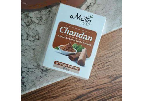 MATTO HERBALCHANDAN (SANDALWOOD) POWDER 100 G - Image 2