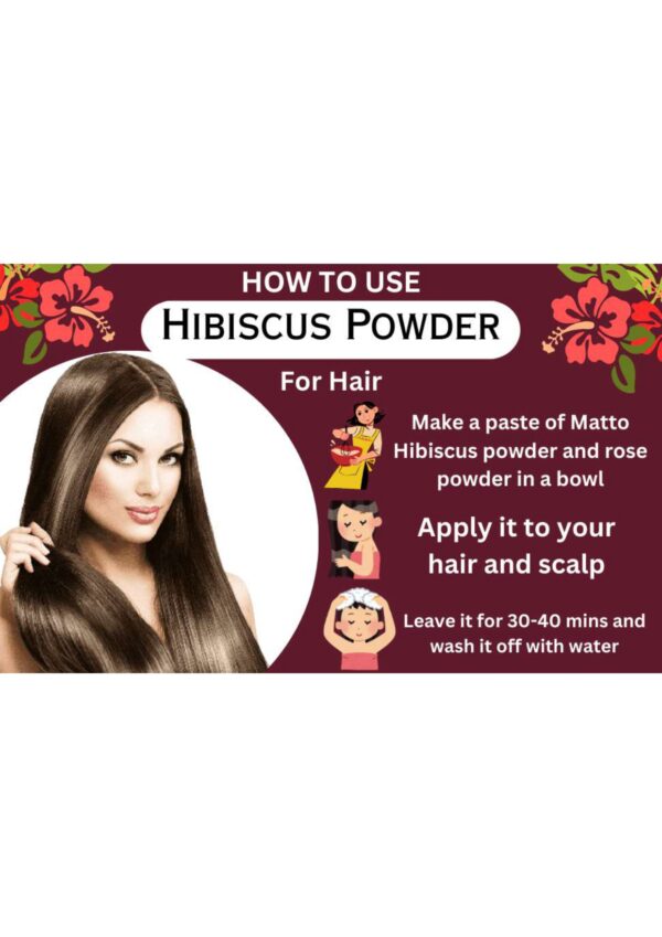 MATTO HERBAL HIBISCUS POWDER 100G - Image 4