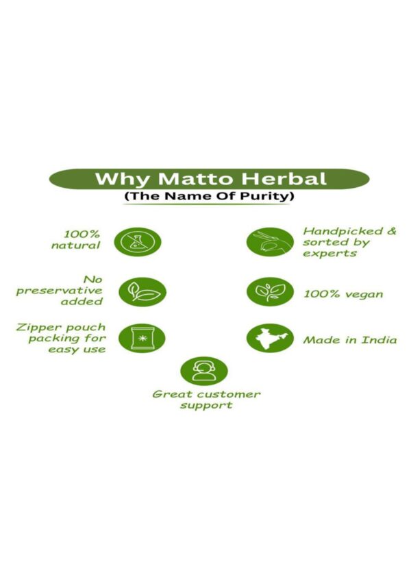 MATTO HERBAL INDIGO POWDER 100G - Image 3