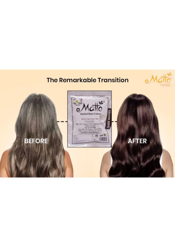 MATTO HERBAL HE/SHE HAIR COLOUR 40 GM - Image 10