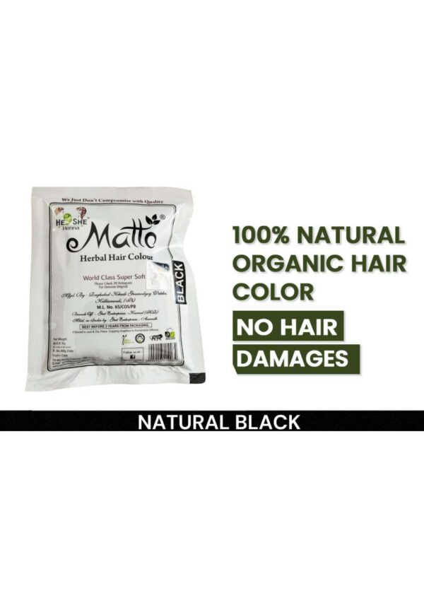MATTO HERBAL HE/SHE HAIR COLOUR 40 GM - Image 11