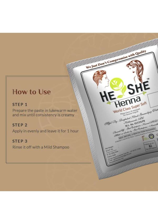 MATTO HERBAL HE/SHE HAIR COLOUR 40 GM - Image 7