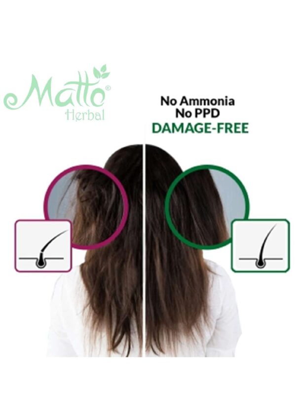 MATTO HERBAL HE/SHE HAIR COLOUR 40 GM - Image 6