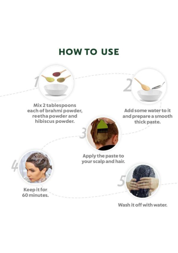 MATTO HERBAL BRAHMI POWDER 100 G - Image 5