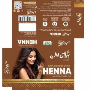MATTO HERBAL NATURAL SHINE HENNA 100 G