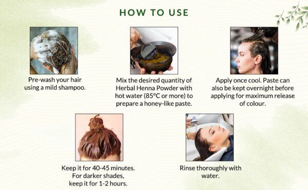 Matto He She Reddish-Brown Hair Color For Women and Men | Henna Based Hair Colour | No Ammonia, No Bleach| Natural Brownish Hair Colour | Suitable For All Types Of Hair - 20 Gm Each (8 Pcs) - Image 4